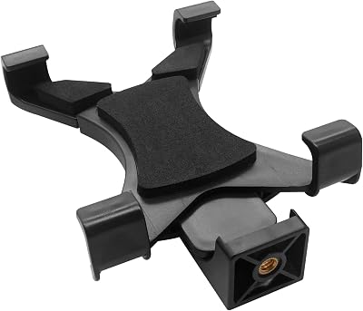 LINKCOOL Universal Tablet Tripod Mount Adapter for iPadAirMini Attachment, Samsung Galaxy Tab, Nexus and Most Tablets, Compatibility with TripodMonopodSelfie Stick