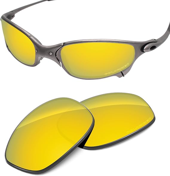 Performance Replacement Lenses Compatible with Oakley Juliet Polarized Etched-Golden Yellow