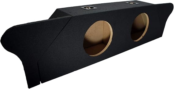 Fits 2010-2015 Chevy Camaro LS LT SS Dual 10" Subwoofer Box Enclosure ASC | Custom 10 inch sub housing, twin-woofer bass upgrade, coupe audio install, vehicle-specific design
