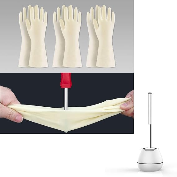 BOOMJOY Cleaning Gloves and Toilet Brush