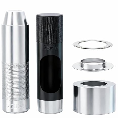 1 Inch Grommet Tool Kit | Complete with Heavy-Duty Grommet Hole Punch Tool, Eyelet Setter, 20 Metal Grommets | Ideal for DIYers, Crafts, Curtains, Tarps, Sails, Banners, Leatherwork