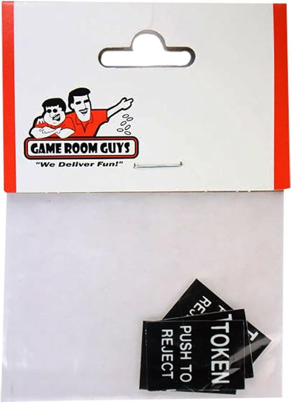 Push to Reject Arcade Coin Mech Token Inserts