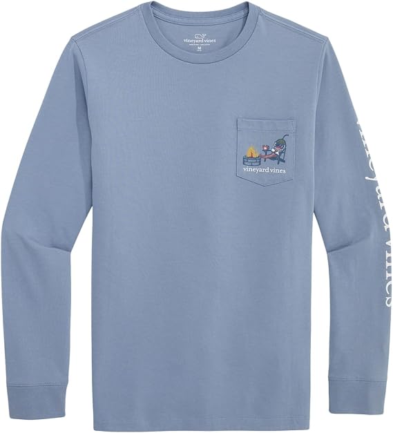 Vineyard Vines Boys' Boys' Chilly Peppers Long-Sleeve Pocket Tee