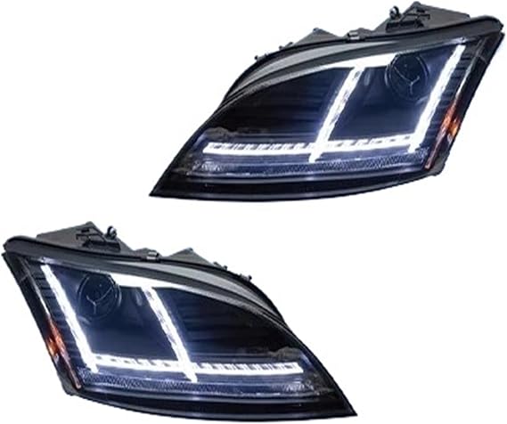 Car Headlight Components For RS 2008 2009 2010 2011 2012 2013 2014 LED Auto Headlights Upgrade Bifocal Lens Dynamic Light Accessories Car Front Lamp Assembly Headlight Assembly