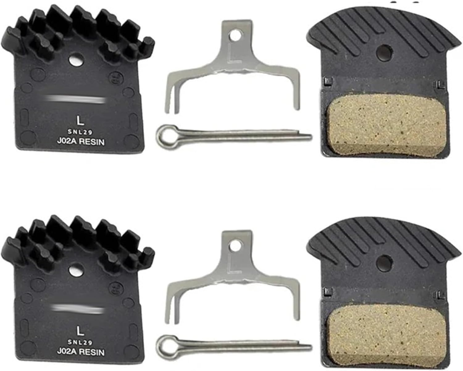 Brake Pads disc Bicycle Resin Metal Disc Brake Pads Ice-Tech Compatible with M985 M785 M675 M666 M615 S700 RS785 R785J02A 2 Set