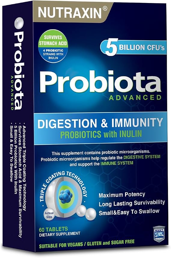 Nutraxin Probiota 60 Tablets
