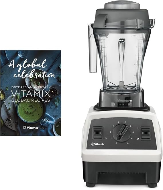 OfficialVitamix E310 White Mixer Blender | Exclusive Bonus Japanese Authentic Smoothie Soup Smooth Blender Time Saving Container Professional Operation Simple Vita-Mix