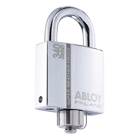 Abloy Keyed Padlock, Different, 2-15/64"W