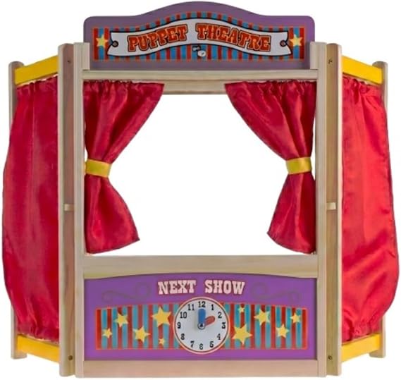 HEY! PLAY! Puppet Theater for Kids, 30 x 26