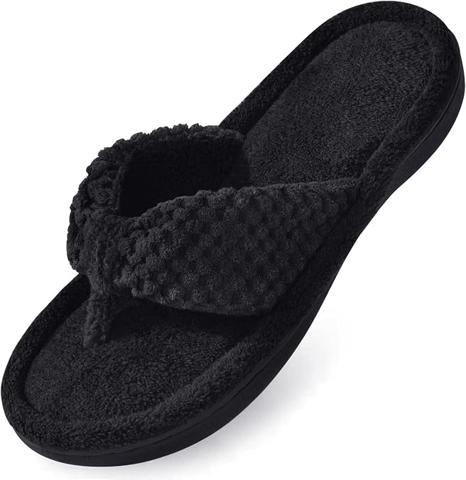 Parlovable Women's Memory Foam Flip Flop Slippers