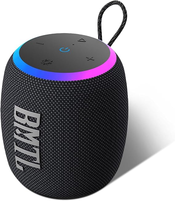 xdobo BMTL Rainbow Bluetooth Speaker, 15W Portable Wireless Speaker with Type-C Charging, Bluetooth 5.3, Deep Bass, IPX7 Waterproof, TF Card Support