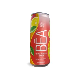 Isagenix BEA Sparkling Energy Drink - Energy & Metabolism Support - Whole-Food Sourced Ingredients - Includes Antioxidant Vitamins A, C & E - Vegan-Friendly - Citrus Sunshine, 12 Servings