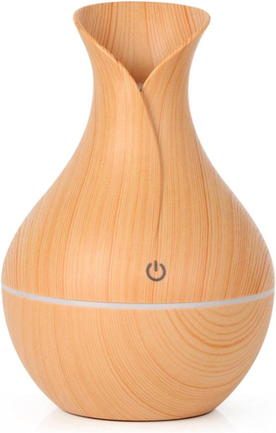 130ml Mini LED Essential Oil Diffuser Air Humidifier Wood Grain Humidifier Cold Mist USB For Home Office