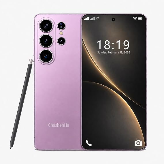 26 Ultra Unlocked phone Smartphone,Android 16,16+512GB storage,(Pink)