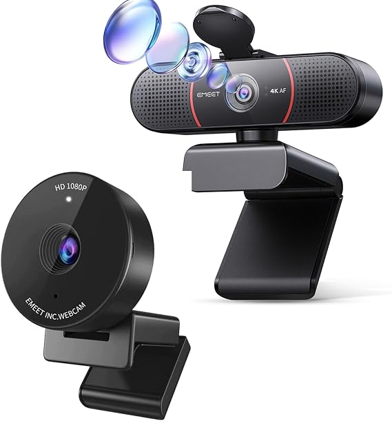 EMEET C960 4K and C950 1080P Webcam for PC