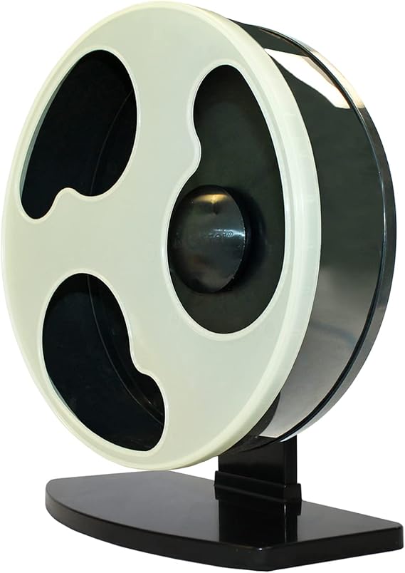 Exotic Nutrition Silent Runner Glow Wheel - 12 Regular - Silent, Fast, Durable Exercise Wheel - Sugar Gliders, Hamsters, Female Rats, Mice & Small Pets