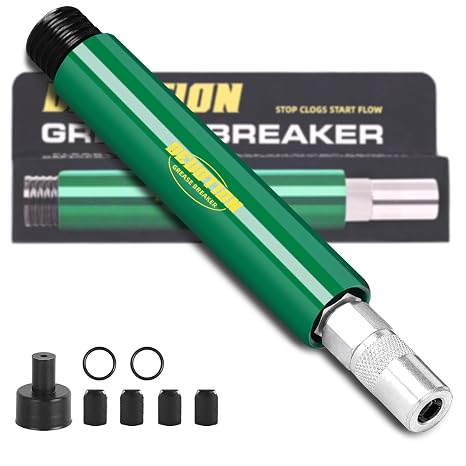 Grease Fitting Cleaning Tool, Replacement 4-Jaw, Clogged Fittings