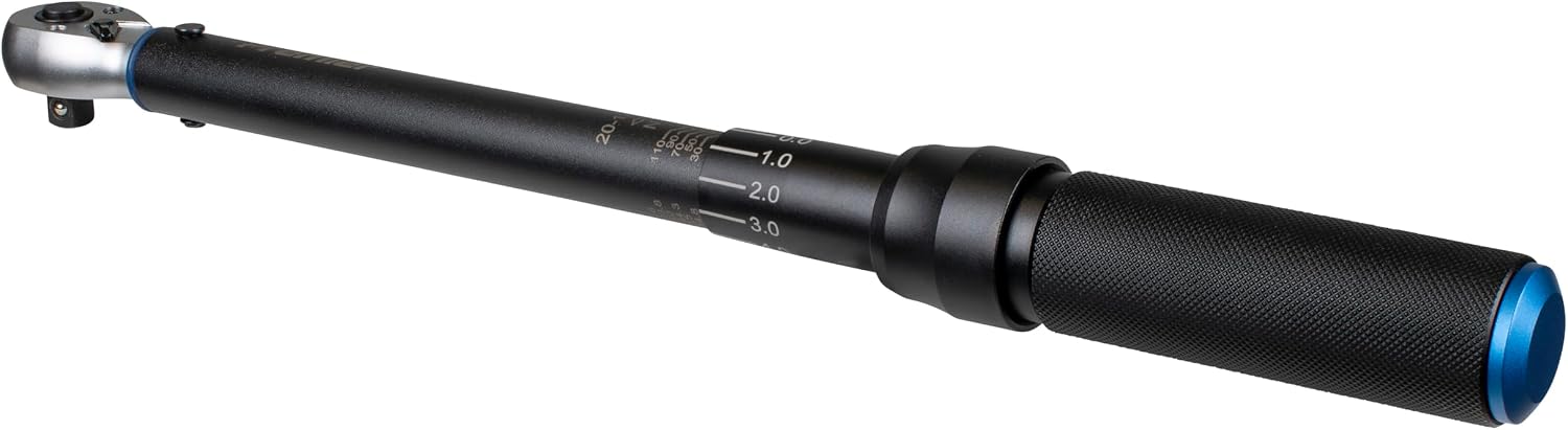 Sealey Calibrated Micrometer Style Torque Wrench 38" Sq Drive 20-120Nm - Premier Black - STW903B