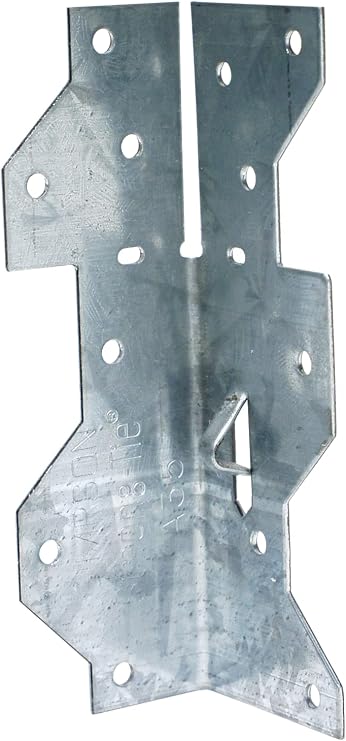 Simpson Strong-Tie A35Z - A34 Framing Angle - 1-7/16 Inch x 2-1/2 Inch 18-Gauge Steel, ZMAX Galvanized Coating, Versatile Corrosion-Resistant Wood Construction Connectors (Pack of 100)