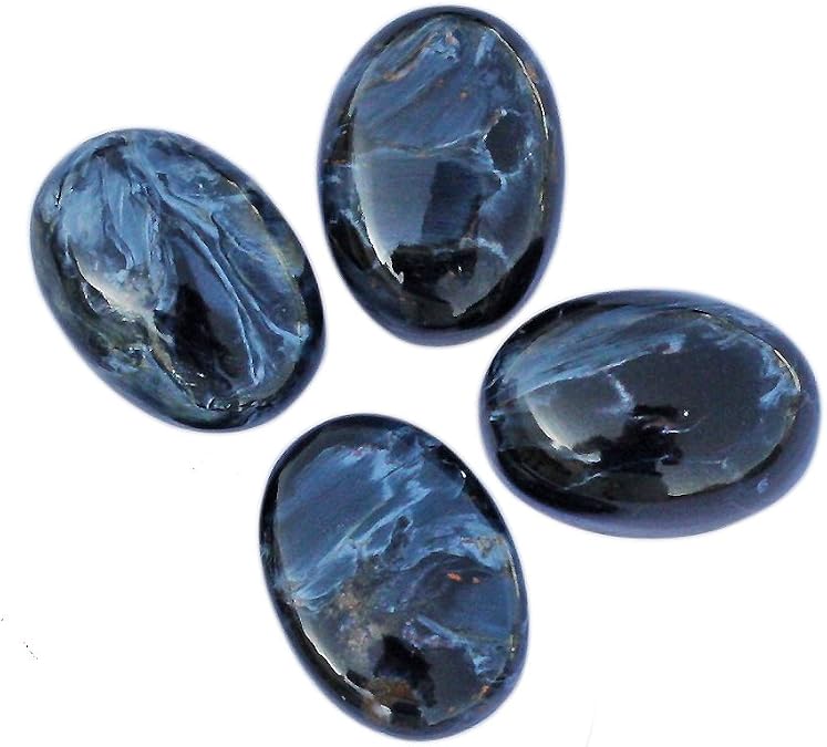 ABC Jewelry Mart 9X7MM Oval Shape 5 Pcs Lot of Amazing Quality Natural Pietersite Cabochon Loose Semi Precious Gemstone