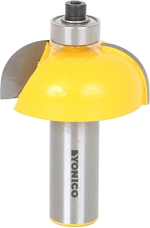 YONICO Router Bits Edge Forming Cove 1/2-Inch Radius 1/2-Inch Shank 13156