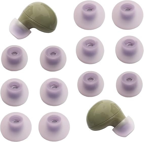 Ultra Soft Silicone Ear Tips for Galaxy Buds 2 / Buds+ / Buds FE with Mesh
