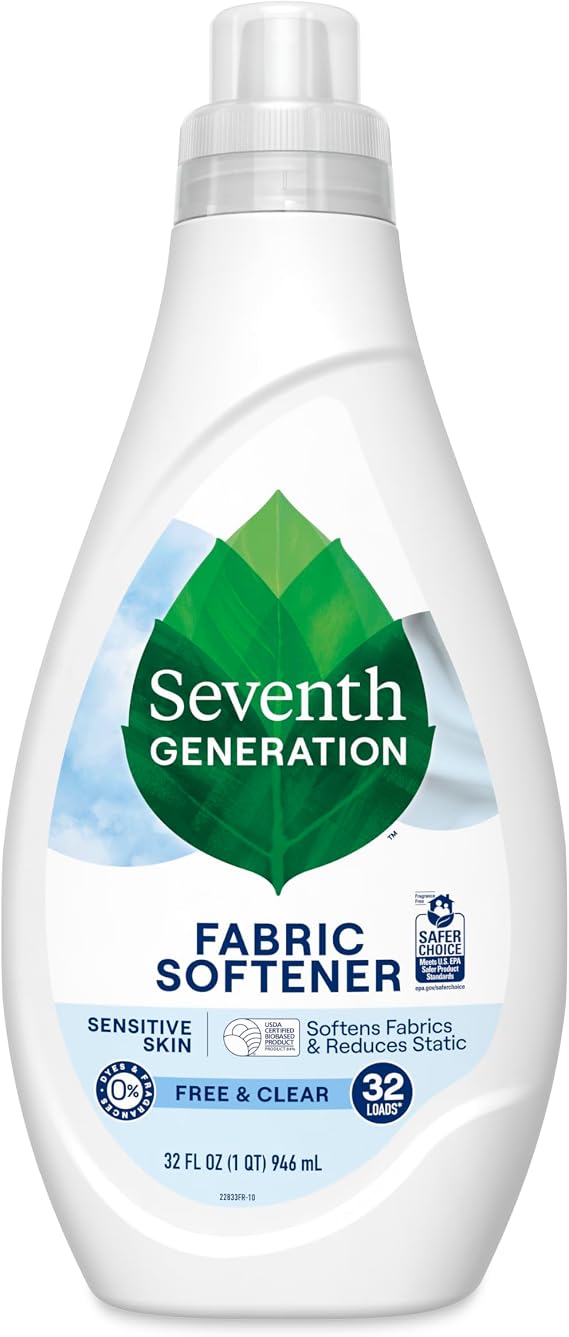 Seventh Generation Fabric Softener, 32 Fluid Ounce