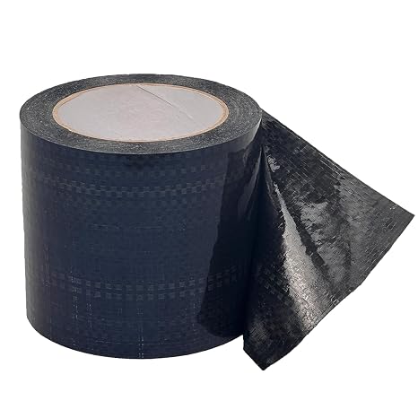 1-Pack RV Underbelly Repair Tape 4'' x 50Ft Waterproof Flex Belly Tape with Sealing Fabric Permanent for RV Tarps, Awnings Fixing, Mobile Homes,RV