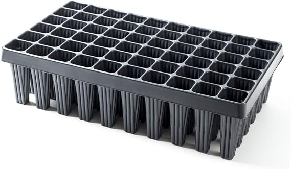 Nutley's 60-Cell Extra Large Reusable Plug Plant Root Trainer with Drainage Holes (Pack of 2)