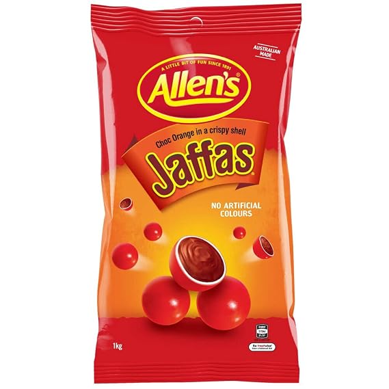 Allens Jaffas Bulk 1kg