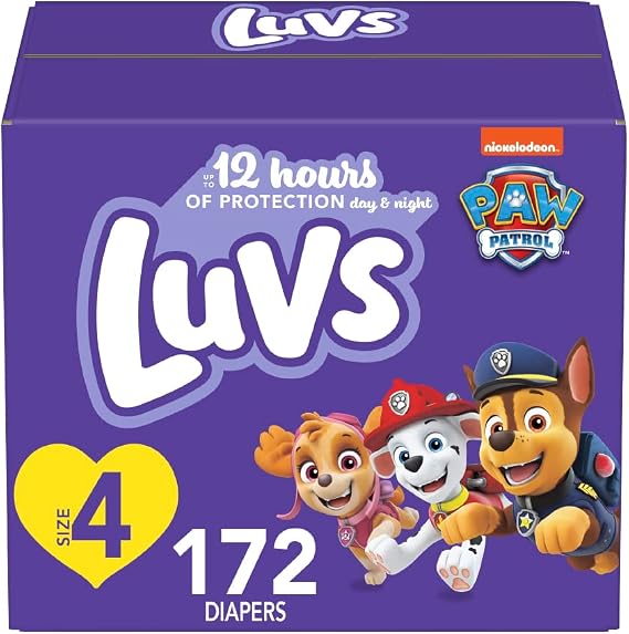 Luvs Diapers Size 4, 172 Count