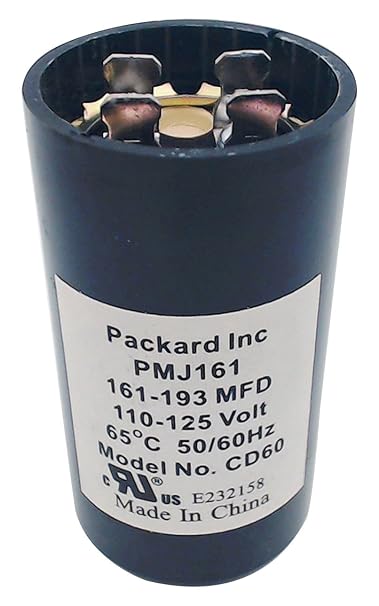 Packard PMJ161 110-125V Start Capacitor, 161-193 MFD