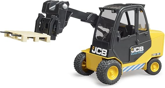 Bruder - JCB Teletruk with Pallet (02512) - for Ages and Up - Compatible with bworld Figures