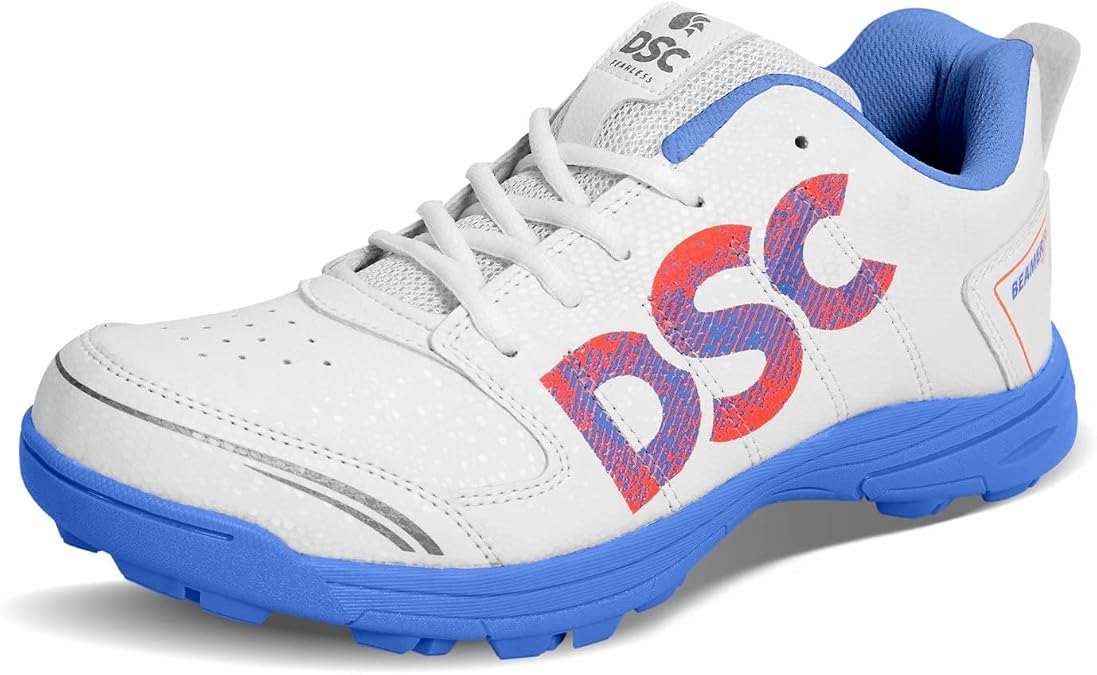 DSC Beamer X Cricket Shoes Colour: Pastel Blue For Men and Boys Material: PVC Lightweight and Extremely Durable Durable Performance