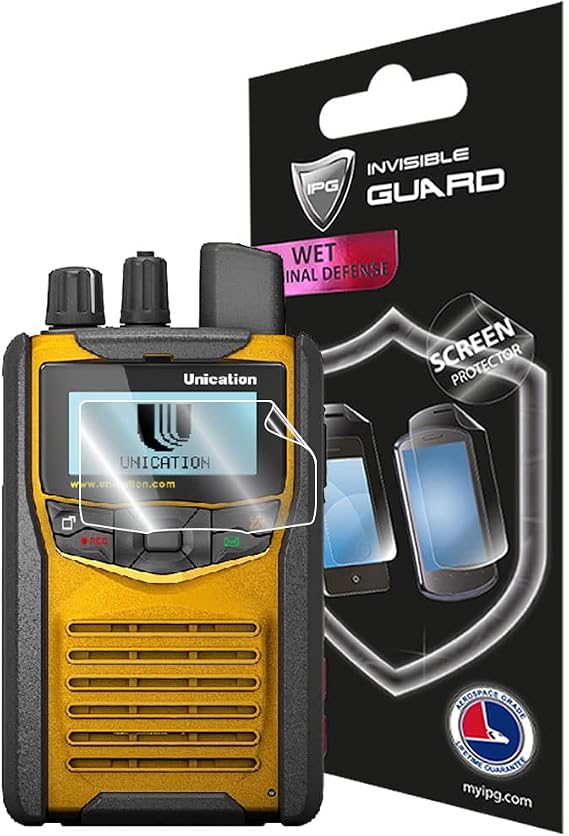 IPG For Unication G1 Voice Pager (2 Units) HydroGel Screen Protector Invisible Ultra HD Clear Film Anti Scratch Skin Guard - Smooth/Self-Healing/Bubble -Free for G1