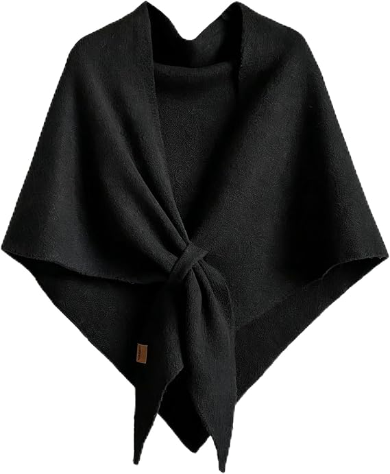 Shawl Wraps Women Soft Warm Knitted Triangle Pashmina Shoulder Wrap Sweater Wool Evening Wedding Daily