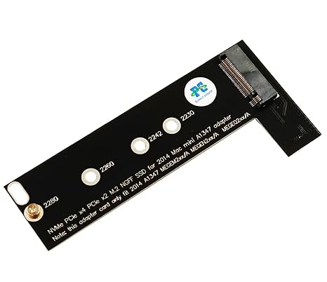 Sintech M.2 NGFF NVMe SSD Card for Upgrade Mac mini Late 2014 Year A1347 MEG Series