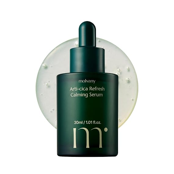 molvany Arti-cica Refresh Calming Serum - ASAP Soothe&Calm Skin, Improve Skin Balance Recommended for Sensitive Skin, 1.01 fl. oz.