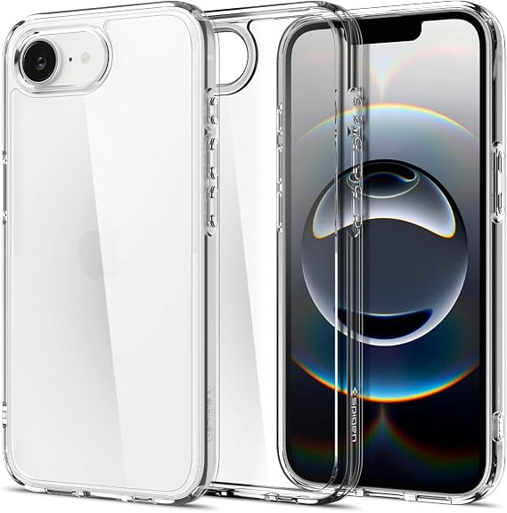Spigen iPhone 17e / 16e ile Uyumlu Kılıf Ultra Hybrid Sararmaya Dayanıklı Şeffaf Kapak - ACS09160 (Spigen TR Garantili)
