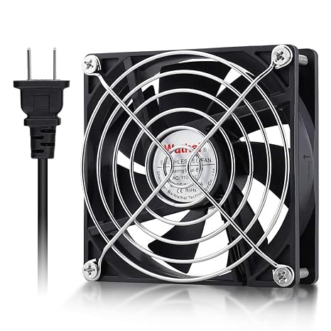 Wathai EC 92mm AC Axial Cooling Fan 110V 120V Industrial Case Fan 90mm | AC 110v - 240V Dual Ball High Speed Energy-efficient and lightweight