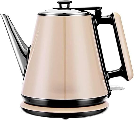 Electric Kettle, 1360W, 220V, Stainless Steel, Electric Kettle, For Home Use, Small Capacity, 3.3 gal 1 L, Classic Coffee Pot, Automatic Power Off