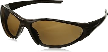 Crossfire Eyewear 181813 Core Polarized Safety Glasses with High Definition Brown Polarized Lens and Mocha Brown Frame