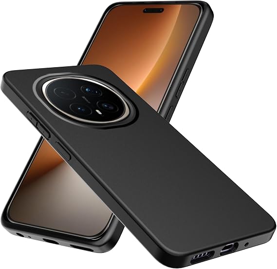 WFTE Case Compatible with HONOR Magic 8 Pro 5G Phone Case,Soft TPU Ultra-Slim Stylish Protective Cover for HONOR Magic8 Pro 5G [Drop Protection, Non-slip] - Matte Black
