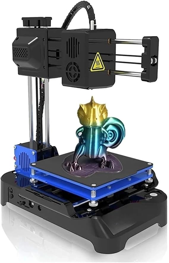 Compatible with Easythreed K7 Mini 3D Printer Easy to Use One-Click Print Mainboard with Magnetic Build Platform Desktop Compatible with Kids Beginner(K7-Black)