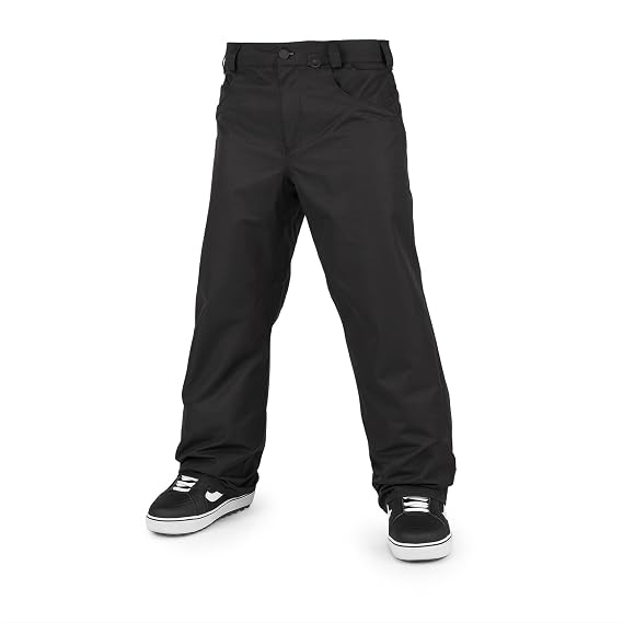 Volcom Men's 5-pocket Snowboard Pant, 10k Waterproof Ski Snow Pants, Sealed Seams