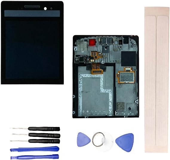 LCD Display & Replacement Touch Screen Digitizer Assembly with Free Tools for Black-Berry Porsche Design P9983 Graphite Version