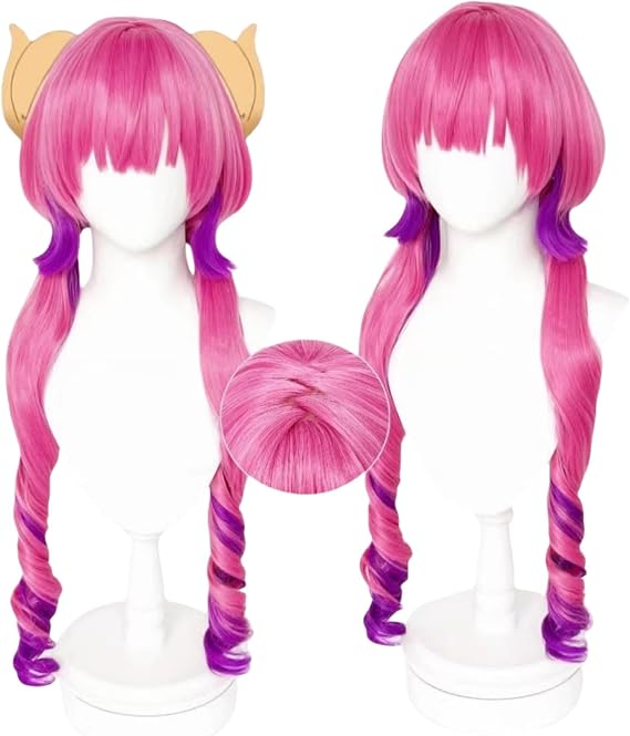 ACQ X Real Shooting! Miss Kobayashi's Dragon Maid Illu Cosplay Wig For Photography Costume Kostum Wig Net