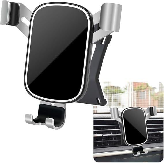 LUNQIN Car Phone Holder for Audi Q3 2019 2020 2021 2022 2023 2024 2025 Auto Interior Accessories Best Phones Mount Cell Cellphone Mobile Cradle Charging Navigation Bracket Vent Screen Stand Accessory