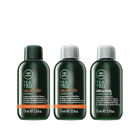 Tea Tree Special Color Shampoo, Conditioner and Hair and Body Moisturizer, 2.5 fl oz, Set