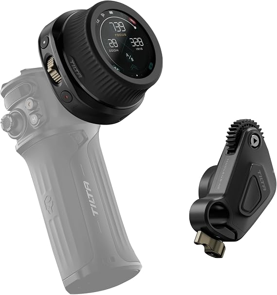 Tilta Nucleus Nano II Base Kit - Wireless Lens Control System | Includes Handwheel, Motor + More | Wireless Zoom, Focus, Aperture Control | Follow Focus | Accurate Pulling | Touch Screen